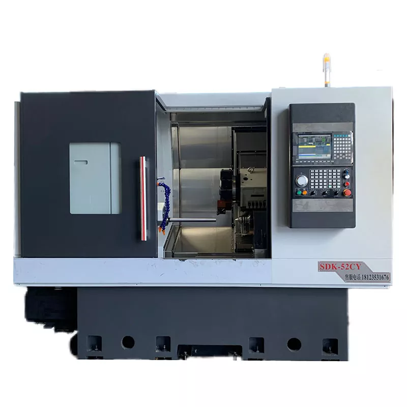 Interpolerad Y-axel Turn-Mill Compound CNC Machine Tools